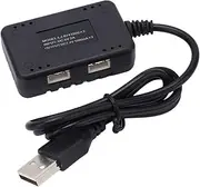 2 in 1 7.4V LiPo Battery Balance Charger Plastic USB Charger with Indicator Light for RC Cars and Boats Buggy Car Truck Boat Drone Quadcopter