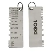 Stainless Steel Mini Portable Metal Sheet Thickness Gauge Material Wire