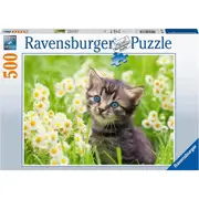 Kitten in the Meadow Puzzle, 500pc
