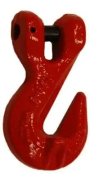 Clevis Grab Hook Grade 80 w/ Cradle, 3/8''