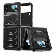 For Samsung Z Flip4 Flip3 5G Shockproof Hinge Protection Rugged Stand Slim Case