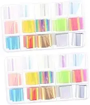 COLLBATH 30 Rolls Handmade Nougat Candy Wrapping Paper Colorful Decorative Candy Wrappers for Birthdays Parties Holidays Easy to Use for