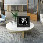 8" LED Clock Large Dementia Digital Wall Calendar Time Day Week Year AU Plug