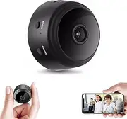 Trailer Hitch Monitoring Device, Wireless Magnetic Trailer Hitch Rear View Camera, A9 Mini WiFi HD 1080P Wireless IP Camera Wide Angle 150 Degrees, Super Night Vision Camera (Black)