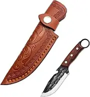 CHENNAN Leather Sheath, Knife Sheath Leather, Pocket Knife Holster, Leather Sheath for Knives, Knife Sheath Knife Bags, High-Quality Leather Knife Sheath for Outdoor Camping, Barbecue, Trekking