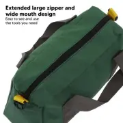 Portable Waterproof Canvas Tool Bag High Capacity Storage Handbag 14in for