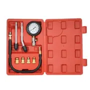 Threeh 8 Pcs Gasoline Engine Compression Tester Petrol Gas Engine Cylinder Autom