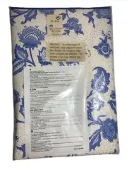 WENKO Wenselaar Germany Titanium Ironing Pad Blanket Blue Floral Cotton NEW