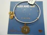 Alex and Ani Pisces Two Tone Bangle Bracelet NWTBC
