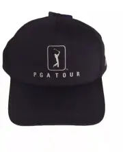 pga tour golf hat Navy Blue Adjustable new With Tags