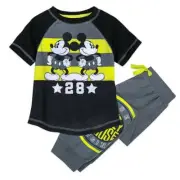 NWT Disney Store Mickey Mouse Boys Pajama Set 5/6,7/8,9/10