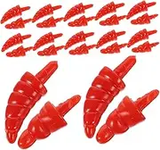 SEWOART Xmas Snowman Nose Accessories 200Pcs Craft Making Material Snowman Making Kit for Christmas Decorations