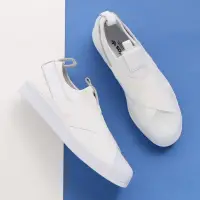 在飛比找蝦皮購物優惠-Adidas Superstar Slip On W 全白 