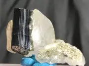 57 carats beautiful Tourmaline with Quartz Crystal Specimen