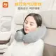 自動充氣u型枕旅行常備護頸枕頭按壓式高鐵飛機睡覺神器便攜靠枕