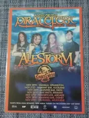 ALESTORM - 2015 Australia Tour - Laminated Promo Poster