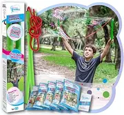 WOWMAZING Giant Bubbles Kit Plus - Great Value - Big Bubble Wand and Solution Concentrate (Makes 1.5 Gallon)