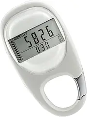 YARNOW Running Pedometer Carabiner Clip Step Counter for Outdoor Hip Pedometer Fitness Information Tool