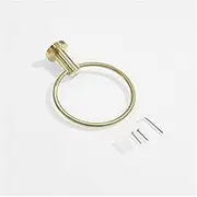 FCFZBTBNM Towel Rack Wall Hanging Gold Brush Towel Rack Bathroom Accessories Home Decoration Towel Ring