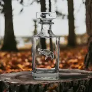 Platypus Decanter 26 Oz Bourbon Whiskey Premium Glass Personalize Gift NEW