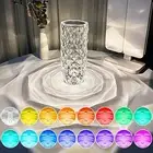 Crystal Lamp Desk Light Bedside Lamp 2000 mAh Crystal Table Lamp Night Light