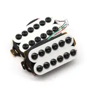 White Invader Style Electric Guitar Humbucker Pickup Set Bridge Neck Pickups