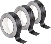 Nayubo 3Pcs Car Wrap Roll 3D Vinyl Wrap Tape Universal Car Door Sill Protector Protective Anti-Scratch Sticker Car Door Edge Guard for Car Motorcycles Trucks DIY (3CM x 5M, Black)