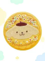 Sanrio Pompompurin Embroidered Can Badge Button Pin Blind Box Bag Kawaii Japan