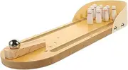 1Set Mini Bowling Game Desktop Bowling for Elderly Safe Material for Parent Interaction Coordination Fun Indoor Outdoor Activity