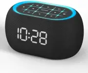 Alarm Clock FM Radio Bluetooth Speaker Hi-Fi Stereo Sound 7 Night Light Clolors
