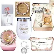 Trcousoa Best Grandma Gifts, Grandma Birthday Gifts, Presents for Grandma, Granny Nan Nanny Birthday Gift, Christmas Presents for Grandmother Pink