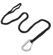 2 Pack Kayak Paddle Leash, Paddle Board Leash Fishing Lanyard Tool with Carabiner Kayaking Accessories Blue