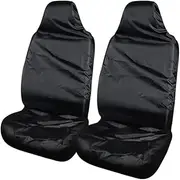 Set of 2 Universal Fit Car Seat Front Covers,Waterproof Workshop Protector Car Van Truck Seat Cover