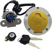 Ignition Switch for Ducati M900 M750 for Monster 620 M620 M600 S2R Motorcycle Accessories Ignition Switch Lock Fuel Cap Lock Seat Lock with 2 Key Motorcycle Ignition Switch Lock