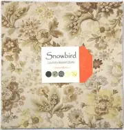 Laundry Basket Quilts, SNOWBIRD, Out of Print by Moda Fabrics, Moda 42170LC
