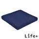 Life+超透氣涼感4D空氣纖維坐墊(曜石藍)