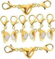 BEBEMOKO Magnetic Clasps for Jewelry DIY 5pcs Alloy Lobster Clasps for Bracelets