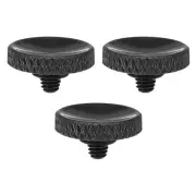 Camera Shutter Button 3pcs Shutter Release Button Knurled, Black
