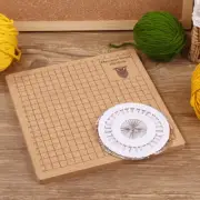 Creative Macrame Board Handicraft Knitting String Gridded Cardboard DIY