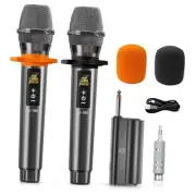 Wireless Microphones, Universal Metal UHF Microphone for Karaoke Singing,