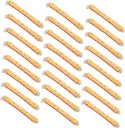 AUTSUPPL 24pcs Diy Hair Styling Tools Set Home Salon Use Plastic Hair Rollers Long Curlers Curlers