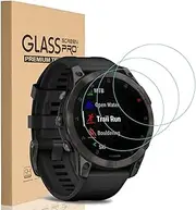 [3 Pack] for Garmin Epix Gen 2 Screen Protector, 9H Hardness Scratch Resistant Tempered Glass Screen Protector Protective Film Cover for Garmin Garmin Epix Gen 2 47mm