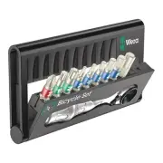Wera Bicycle Set 9 Bit-Check with Mini Bit Ratchet - 1/4'' Hex Kit 05004177001