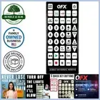 8 in 1 Jumbo Universal Remote Control for TVs Blu-ray Cable Satellite