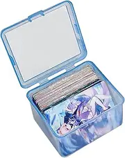 Anime Sleeves Box - Multi-Function Dust Box, Adjustable Carrying Case | Anime Themed Playing Card Storage Case, Dust-Proof Portable Anime Card Organizer for Enthusiasts Families Friends