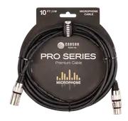 Carson Cable Co 10ft XLR Male to Female Microphone Cable