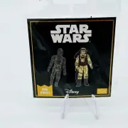 C-3PO & LUKE SKYWALKER HOTH Kenner Inspired Star Wars Pin 2-Pack (Free Gift)