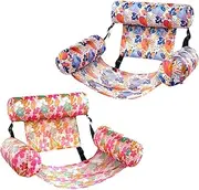 Lueear Pool Lounger Float - Adjustable Beach Floats - Summer Float Recliner Chair for Swimming Pool, Inflatable Pool Floats Adult