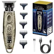 Metal zero blade Barber Shop Hair Trimmer Professional Beard Hair Clipper For Men Electric Haircut Machine Rechargeable