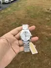 Michael KORS Slim Runway Silver-Tone Watch unisex